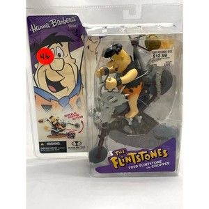 McFARLANE TOYS HANNAH BARBERA THE FLINTSTONES FRED FLINSTONE ON CHOPPER SERIES 1